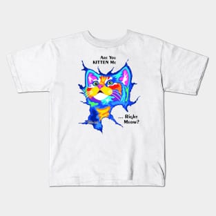 PicatsoCats Suprised-Cat Kids T-Shirt